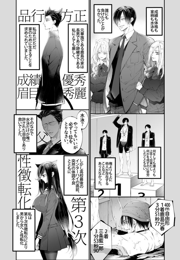 エロ漫画「ターシャリトランスストレンジ*人生負け知らずの俺が唯一勝てなかった相手と10年後に再会して見合い(1ヵ月同棲)する話」無料サンプル13